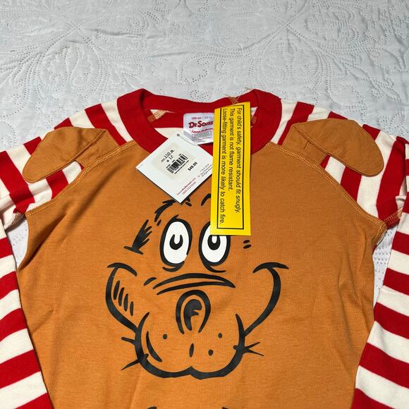 Hanna Andersson Dr Seuss Max PJ Set Size 12 - Picture 3 of 4